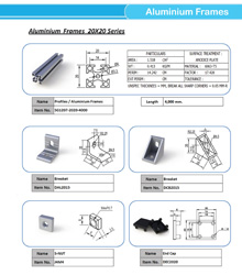 Aluminium Frames 20x20 Series