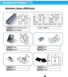 Aluminium Frames 40x40 Series