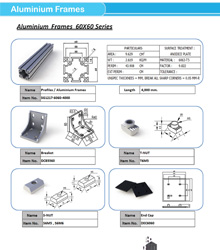 Aluminium Frames 60x60 Series